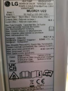 LG MU3R21.U22 Klíma Multi kültéri egység 6,2 kW, 3 beltéri egységhez
